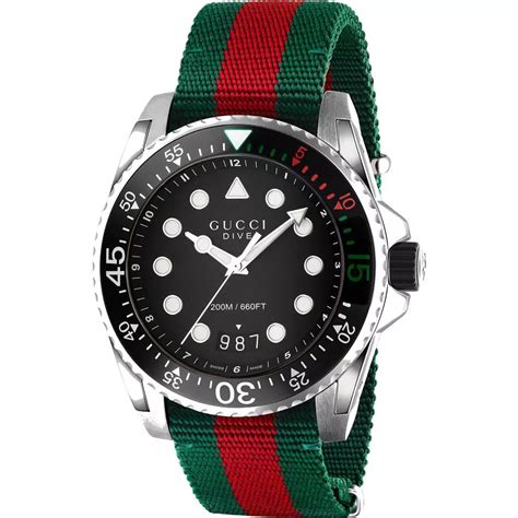 gucci dive watch real vs fake|gucci watches with crest.